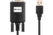 Netzwerkadapter (Netzkarte, Druckserver, u.s.w.) - Sandberg USB zu Serial Link - 133-08