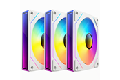 Gehäuselüfter - DUTZO INF 120 PWM ARGB (3-pack) - Gehäuselüfter - 120mm - Weiß mit RGB-Beleuchtung - 28 dBA - 8501027