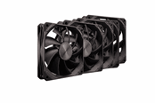 Gehäuselüfter - DUTZO F120 Performance (5-pack) - Gehäuselüfter - 120mm - Schwarz - 33 dBA - 8501110