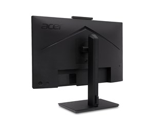 Acer b248w e5 | b248we5b | 24 palcev | wuxga 1920x1200 | ips | 100hz | usb-c rj45 webcam | črn poslovni monitor 3 Acer b248we5b črn poslovni monitor zadnja stran in ergonomsko stojalo