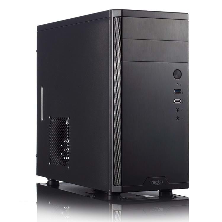Fractal Design Core 1100 - Gehäuse - Minitower - Schwarz - Gehaeuse - FD-CA-CORE-1100-BL