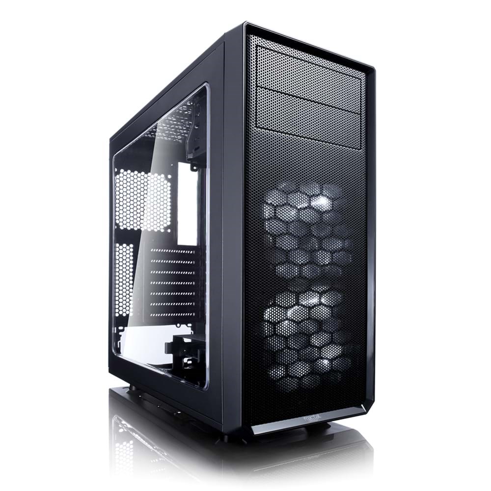 Fractal Design Focus G - Black - Gehäuse - Miditower - Schwarz - Gehaeuse - FD-CA-FOCUS-BK-W