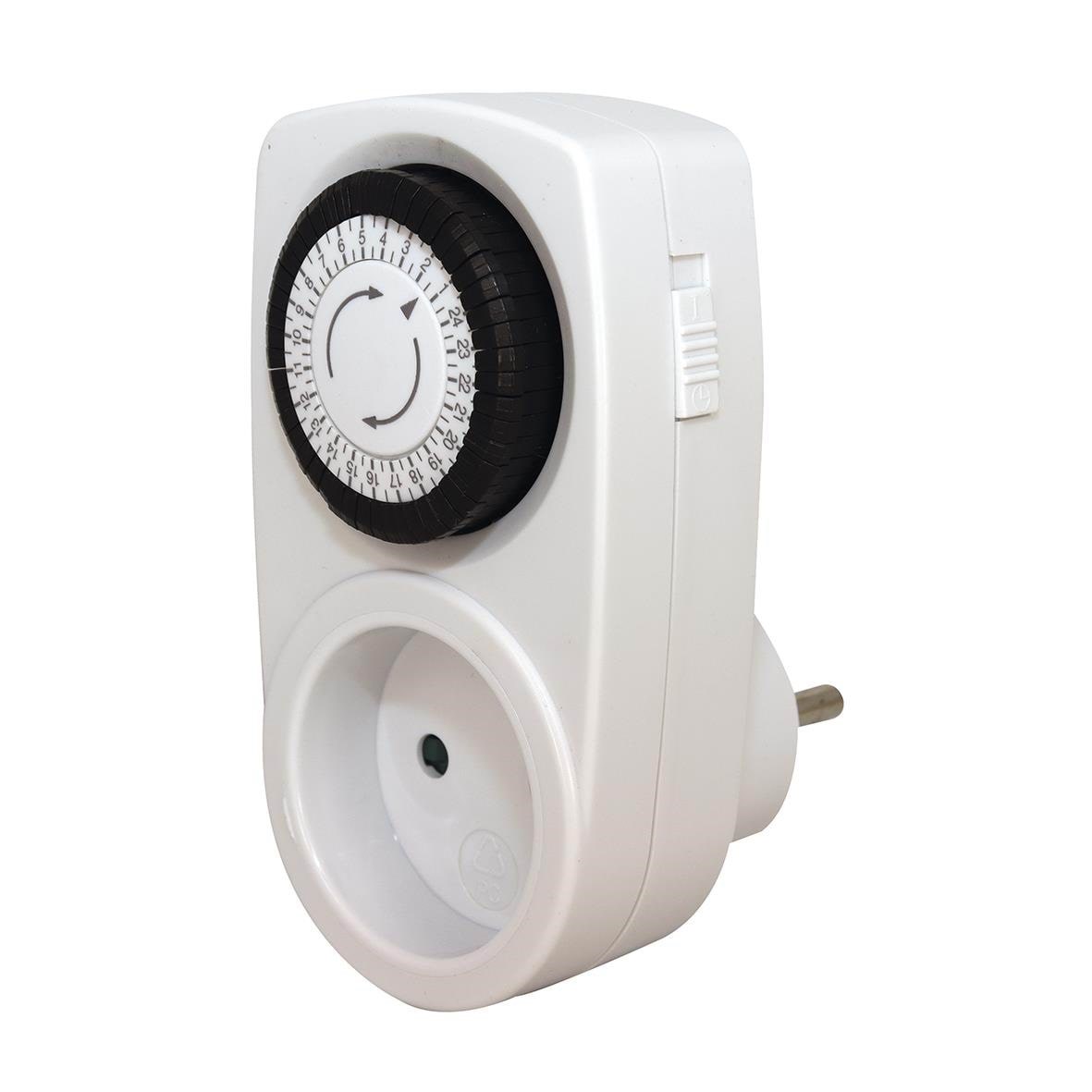 Gripo Timer mechanical indoor, White - Schaltereinheiten - 5709119075224