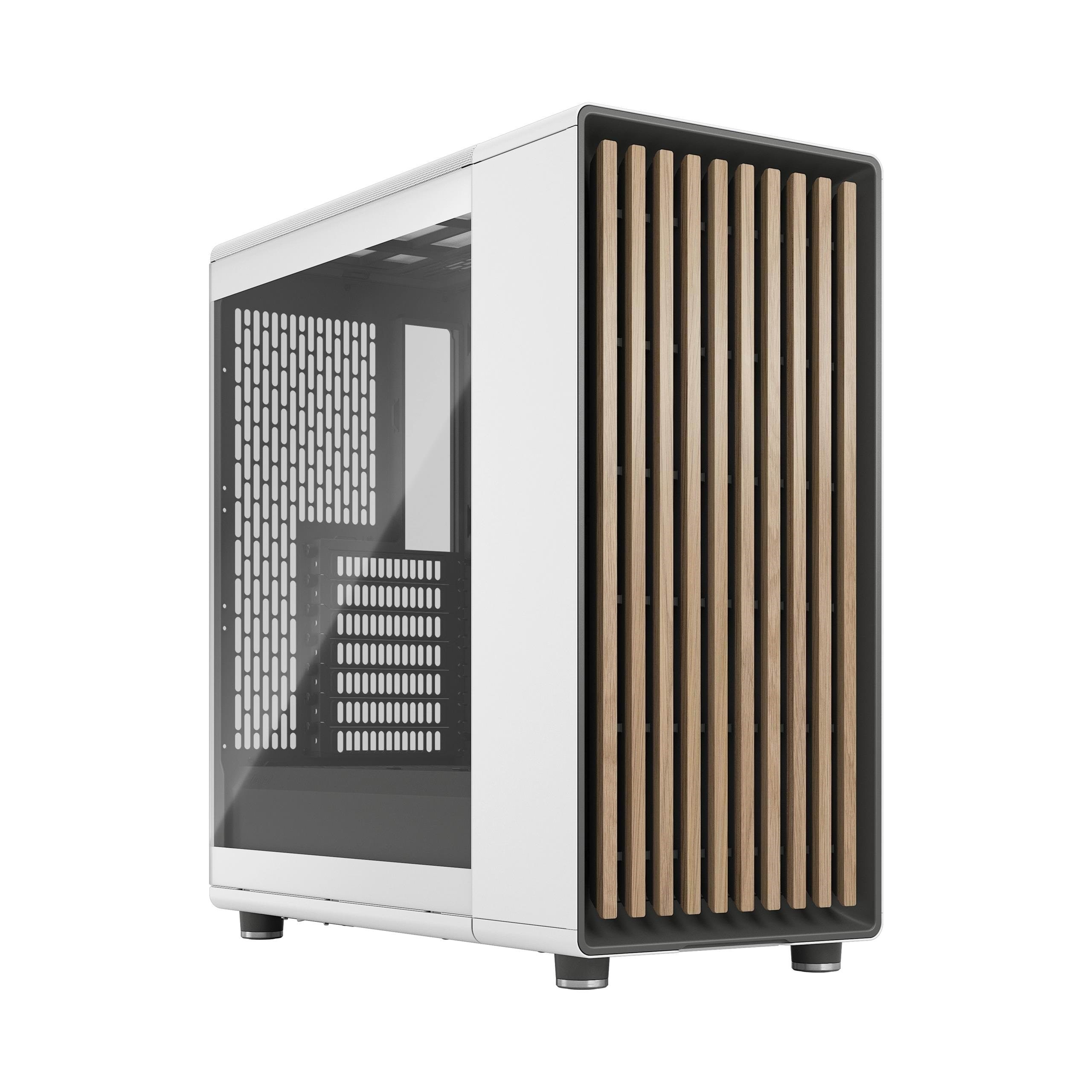 Fractal Design North TG - Chalk White - Gehäuse - Miditower - Weiß - Gehaeuse - FD-C-NOR1C-04