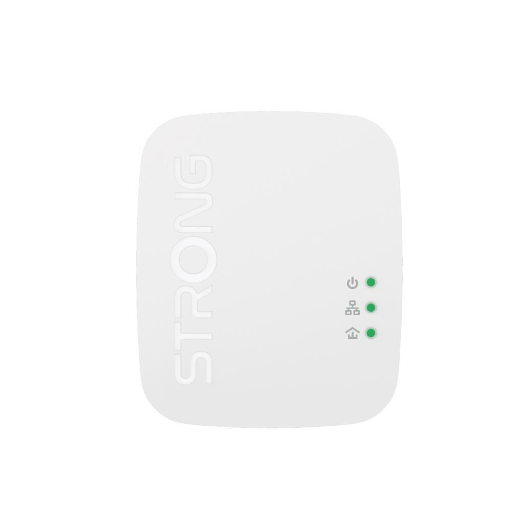 Strong Powerline Wi-Fi 1000 Mini 2-pack - 1200 Mbit/s Homeplugs - Homeplug PowerLine - POWERLWF1000DUOMINI