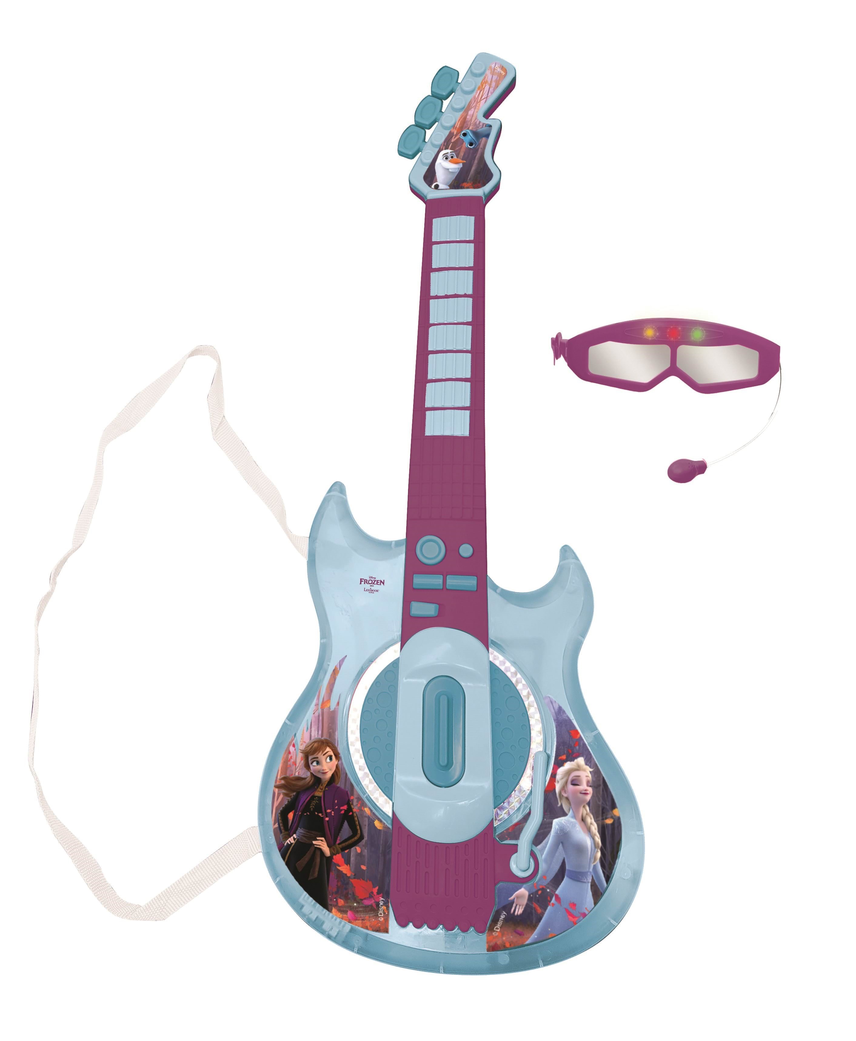 Frozen Electronic Lighting Guitar with Mic in glas - Musik - 90240