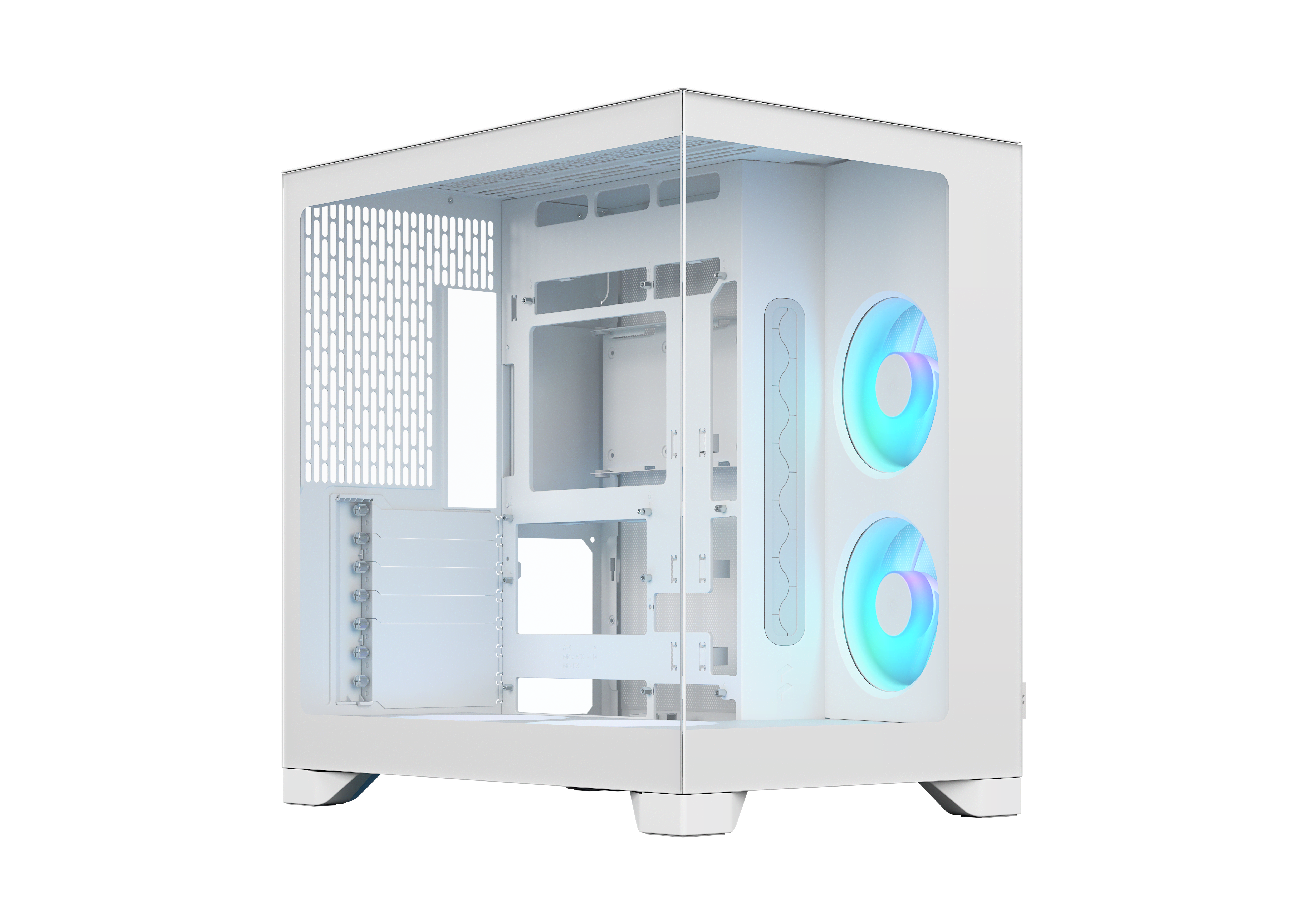 Fractal Design Pop 2 Vision White RGB - Gehäuse - Miditower - Weiß - Gehaeuse - FD-C-POV2A-03