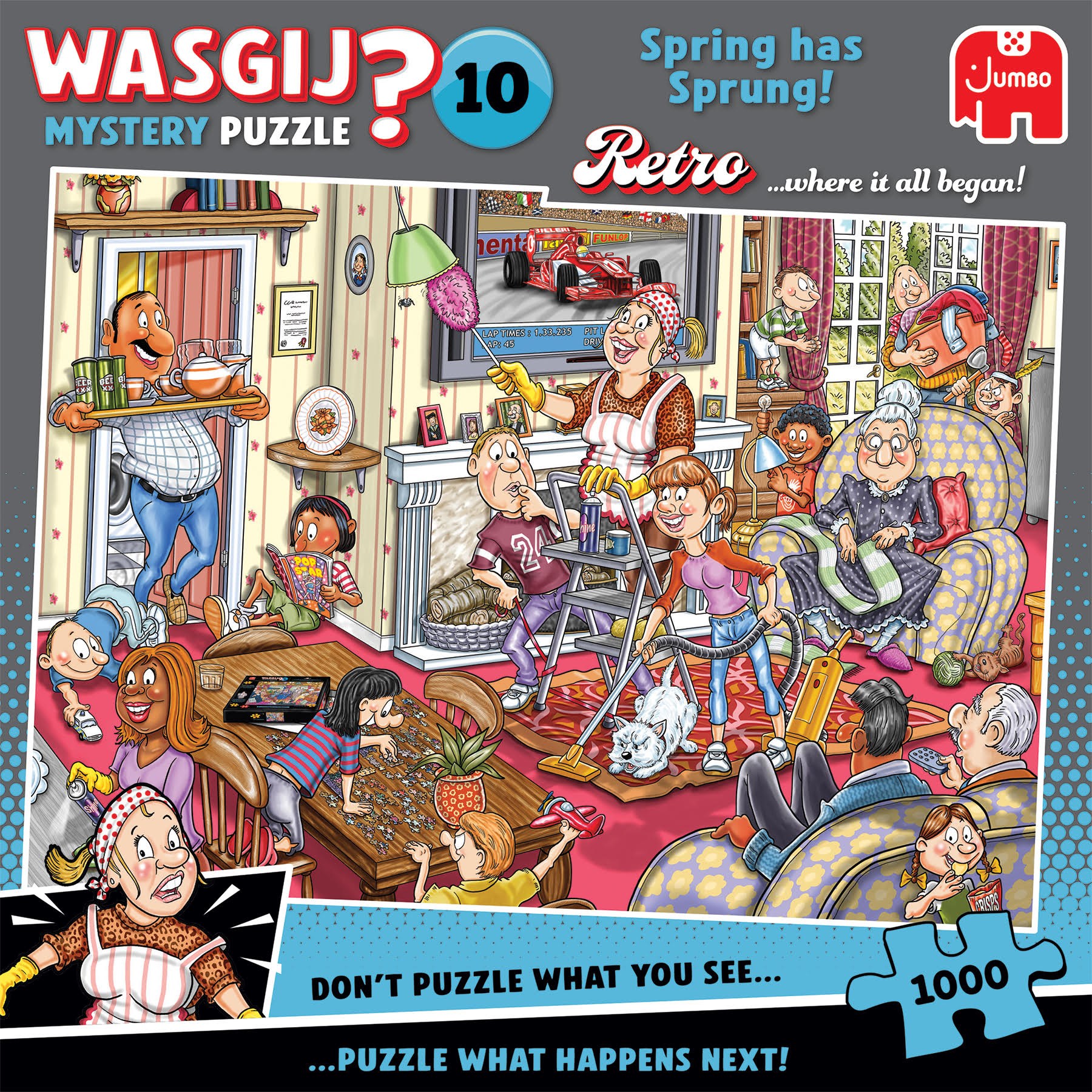Wasgij Mystery 10 Spring has Sprung! (1000) - Puzzle - 707-1110100801