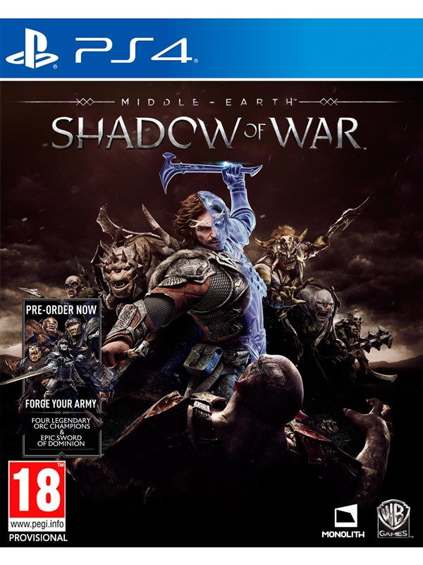 Middle-Earth: Shadow of War - Sony PlayStation 4 - Action - PEGI 18