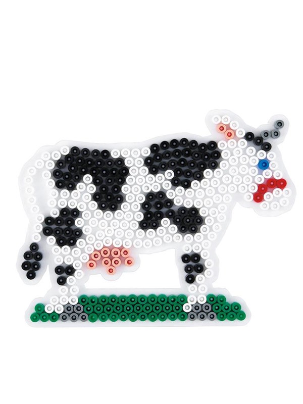Hama Ironing Beads Pegboard-Cow