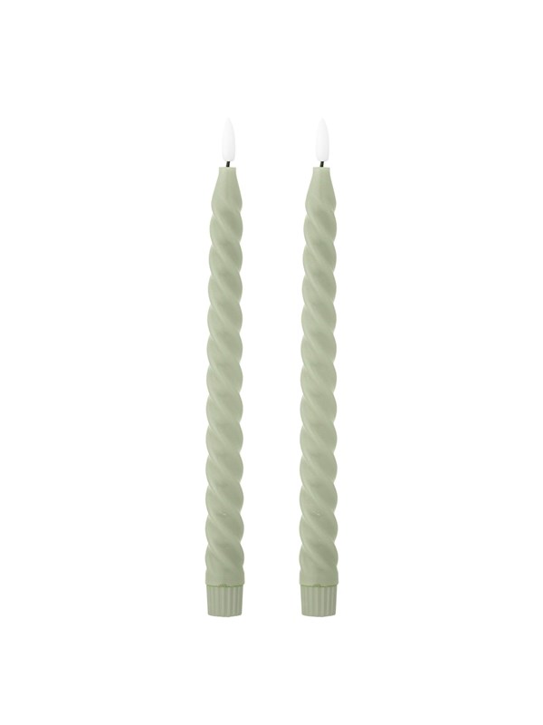 Bloomingville - Ponza LED Candles - Green