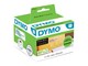 Papier, Fotopapier und Etiketten - DYMO LabelWriter Adressetiketten | 36 mm x 89 mm | schwarz auf transparent | 2 Rollen mit je 130 leicht ablösbaren Etiketten (260 Etiketten) - 99013