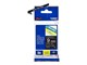 Papier, Fotopapier und Etiketten - Brother TZ e325 - White On Black - Roll (0.9 cm x 8 m) 1 Cassette(s) Laminated Tape - TZE325