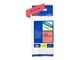 Papier, Fotopapier und Etiketten - Brother TZE461 - Black On Red - Roll (3.6 cm x 8 m) - TZE461