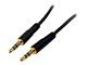 Audio Kabel - StarTech.com Slim 3.5mm Stereo Audio Kabel - Audiokabel - digitalt Audio - MU3MMS