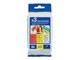 Papier, Fotopapier und Etiketten - Brother TZe 31M3 - 3-Pack 1x black on red 1x black on white and 1x black on yellow laminated tape (12mm x 8m) - TZE31M3