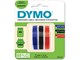 Papier, Fotopapier und Etiketten - DYMO Prägeband | blau, rot und schwarz | 9 mm x 3 m | 3 Stück - S0847750