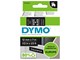 Papier, Fotopapier und Etiketten - DYMO D1-Etikettenband | weiß auf schwarz | 12 mm x 7 m - S0720610
