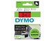 Papier, Fotopapier und Etiketten - DYMO D1-Etikettenband | schwarz auf rot | 9 mm x 7 m - S0720720