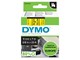 Papier, Fotopapier und Etiketten - DYMO D1-Etikettenband | schwarz auf gelb | 9 mm x 7 m - S0720730