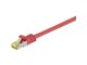 Netzwerk - Kabel - Pro LAN CAT 7 S/FTP - Rot - 0.5m - 4040849915802
