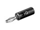 Audio Kabel - Pro Banana Plug 4mm - Schwarz - 10 Pack - 4040849113734