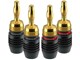 Audio Kabel - ClickTronic Banana Plug SL - 4 Pack - 4040849525469