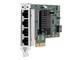 Netzwerkadapter (Netzkarte, Druckserver, u.s.w.) - Hewlett Packard Enterprise Ethernet 1Gb 4-port 366T Adapter - 811546-B21