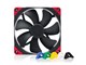 Gehäuselüfter - Noctua NF-A14 PWM chromax.black.swap - Gehäuselüfter - 140mm - Schwarz - 25 dBA - NF-A14 PWM CH.BK.S