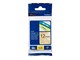 Papier, Fotopapier und Etiketten - Brother TZe PR831 - Black print on premium glitter gold - Roll (1.2 cm x 8 m) - TZEPR831