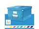 Archivierung und Aufbewahrung - Leitz Click & Store WOW Aufbewahrungs- und Transportbox Mittel (Für A4) Blau - 60440036