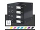 Archivierung und Aufbewahrung - Leitz Click & Store WOW Schubladenset (4 Schubladen) Schwarz - 60490095