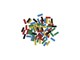 Haus & Garten - Bosch Glue Sticks, 7 x 20 mm, 70 pcs, Colormix - 2608002005