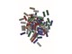 Haus & Garten - Bosch Glue Sticks, 7 x 20 mm, 70 pcs, Glittermix - 2608002006