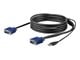 KVM Kabel - StarTech.com 10ft / 3m USB KVM Cable for Rackmount Consoles - VGA and USB - video / USB cable - 3 m - RKCONSUV10