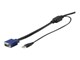 KVM Kabel - StarTech.com 15ft / 4.6m USB KVM Cable for Rackmount Consoles - VGA and USB - video / USB cable - 4.6 m - RKCONSUV15