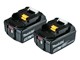 Akkus & Ladegeräte - Makita 18v battery bl1850 5.0ah li-ion 2pcs - 197288-2