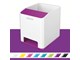 Schreibtischzubehör - Leitz WOW Sound Stifteköcher Duo Colour Violett - 53631062