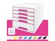 Archivierung und Aufbewahrung - Leitz WOW CUBE Schubladenbox Pink - 52142023