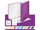 Briefordner und Ringmappen - Leitz Ringbinder WOW Laminated A4+ 4DR/25mm Purple - 42420062