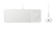 Handys - Adapter und Ladegeräte - Samsung Wireless Charger Trio (Incl. Power Adapter) - White - EP-P6300TWEGEU