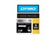 Papier, Fotopapier und Etiketten - DYMO Rhino Industrie Permanente Polyesteretiketten | 9 mm x 5,5 m | Schwarz auf Metallic - 18485
