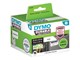 Papier, Fotopapier und Etiketten - DYMO LabelWriter Hochleistungs-Etiketten | 32 mm x 57 mm | weißes Kunststoff-Etikett | Rolle mit 800 Etiketten - 2112289