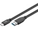 USB Kabel - Pro USB-A <-> USB-C - 0.15m - USB 3.2 Gen 1 - Schwarz - PUSB3.2G1-AC-BLK-3M