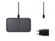 Handys - Adapter und Ladegeräte - Samsung Wireless Charger Duo (Incl. Power Adapter) - Black - EP-P5400TBEGEU