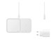 Handys - Adapter und Ladegeräte - Samsung Wireless Charger Duo (Incl. Power Adapter) - White - EP-P5400TWEGEU