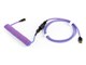 Tastaturen - DUTZO Coiled Aviator USB-C cable - Purple - Upgrade-Zubehör - Lila - DCA-UC-PUR