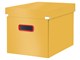 Archivierung und Aufbewahrung - Leitz Click & Store Cosy Aufbewahrungs- und Transportbox Cube Groß Warmes Gelb - 53470019
