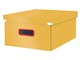 Archivierung und Aufbewahrung - Leitz Click & Store Cosy Aufbewahrungs- und Transportbox Groß Warmes Gelb - 53490019