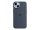 Handys - Cover & Cases - Apple iPhone 14 Silicone Case with MagSafe - Storm Blue - MPRV3ZM/A
